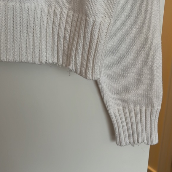 RtA Beckett sweater in white - Picture 5 of 5
